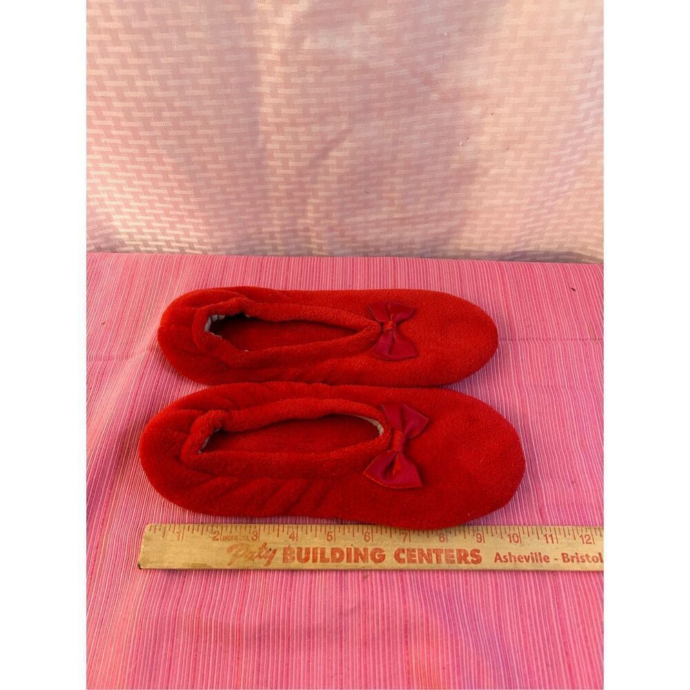 Red soft bootie slipper‎ ballet large size 9